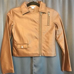 KcParker Girls Leather Jacket
